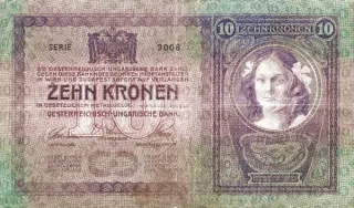 Croatian States 10 Corone, 1920 image